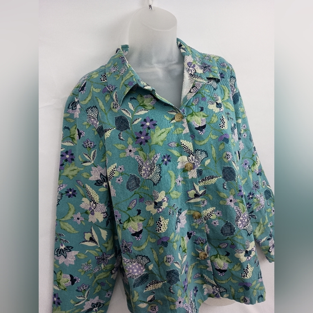 Tog Shop Spring Ready Button Up Jacket Butterly C… - image 6